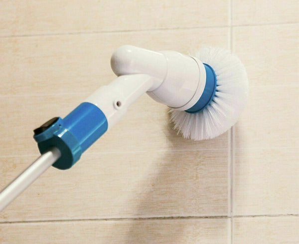 Turbo Spin Scrub Mop Bath Cleaning Brush High Floor Scrubber Hurricane Home - Lets Party