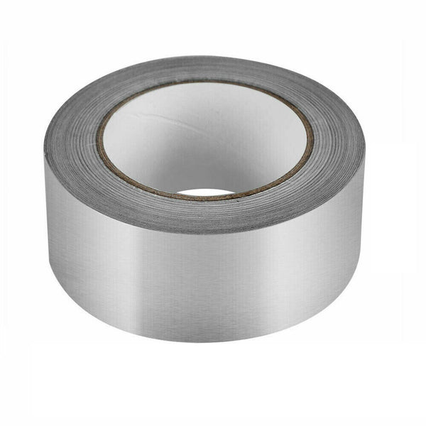 Heat Shield Aluminium Foil Adhesive Tape Duct Sealing Silver Repair Waterproof - Lets Party