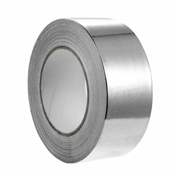 Heat Shield Aluminium Foil Adhesive Tape Duct Sealing Silver Repair Waterproof - Lets Party