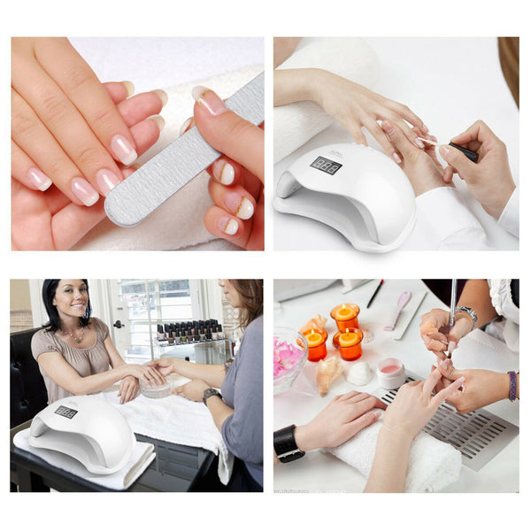 New SUN5 48W LED UV Nail Lamp Light Gel Polish Dryer Manicure Art Curing AU Plug - Lets Party