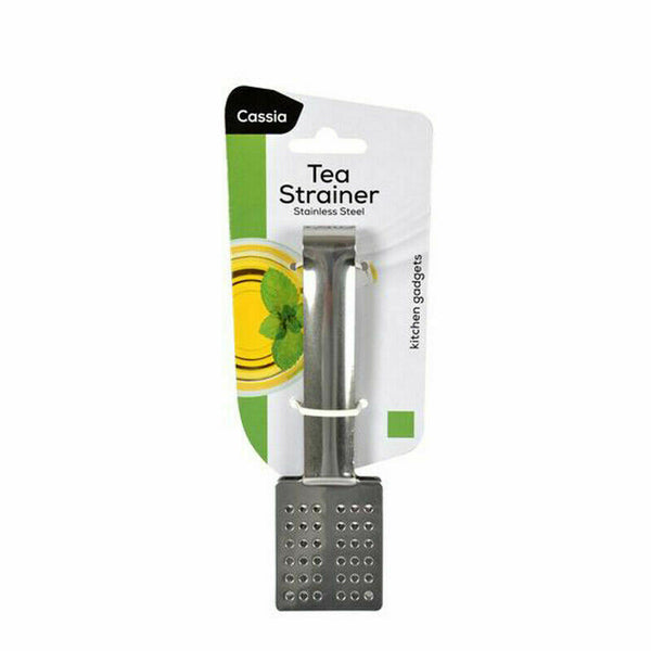 STAINLESS STEEL TEABAG SQUEEZER Tea Bag Squeeze Holder Strainer Cup - Lets Party