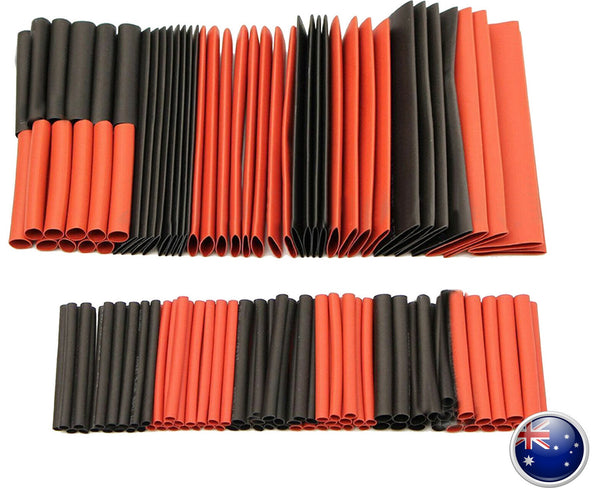 150 pcs Heat Shrink Tubing Tube Assortment Wire Cable Insulation Sleeving Kit  - Lets Party