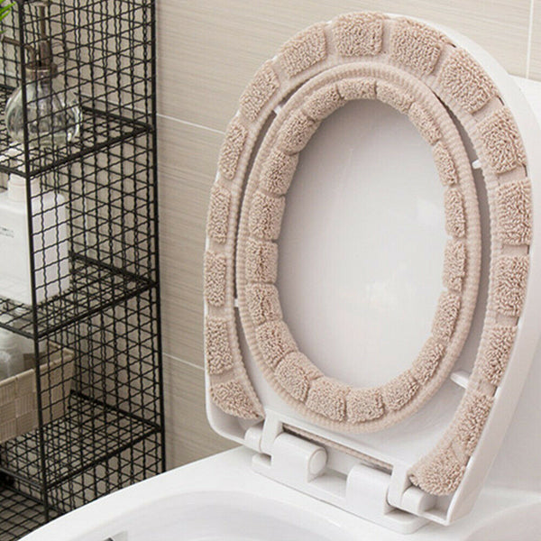 Cover Seat Bathroom Cushion Closestool Toilet Soft Pad Washable Warmer Mat - Lets Party