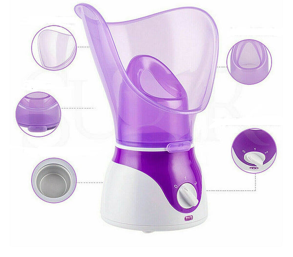 For Face Nymph Spa Home Facial Steamer Sauna Pores Office Deep Cleanse SPA - Lets Party