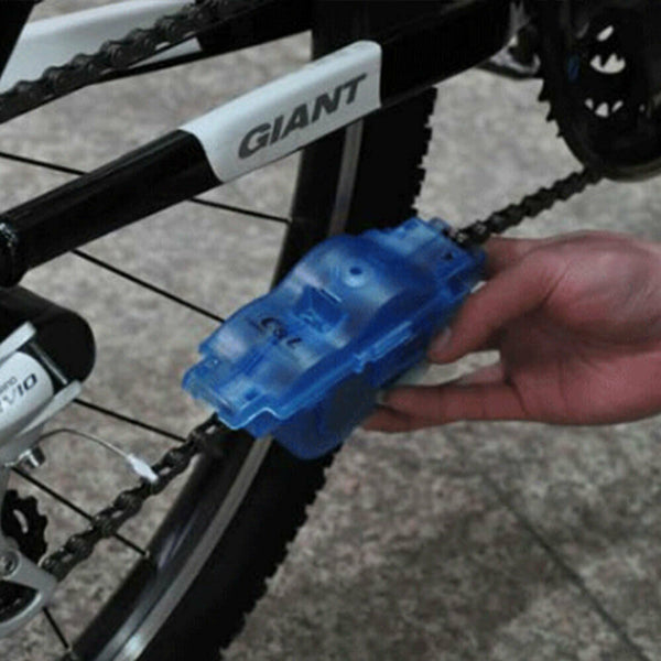 Bicycle Chain Cleaner Bike Wash Tool Cycling Scrubber Cleaning Brushes Wheel - Lets Party