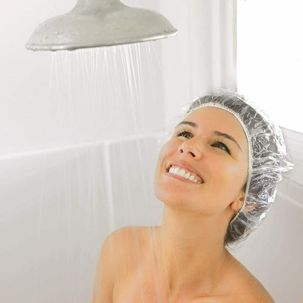 Disposable Shower Caps Hair Processing Caps For Spa Hotel Home  - Lets Party