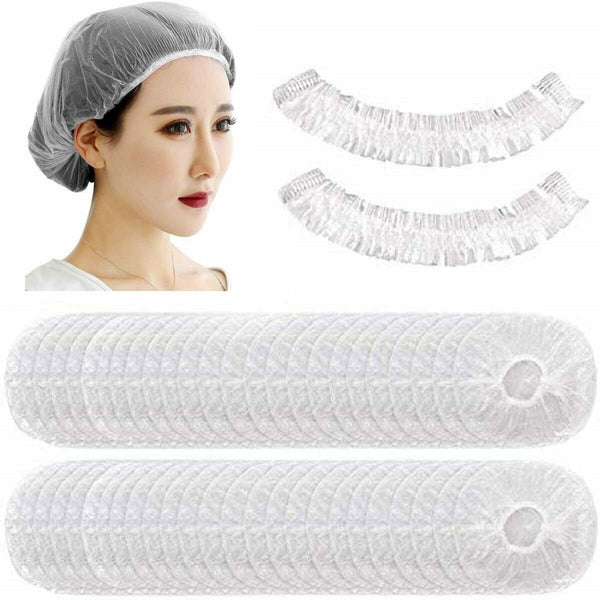 Disposable Shower Caps Hair Processing Caps For Spa Hotel Home  - Lets Party