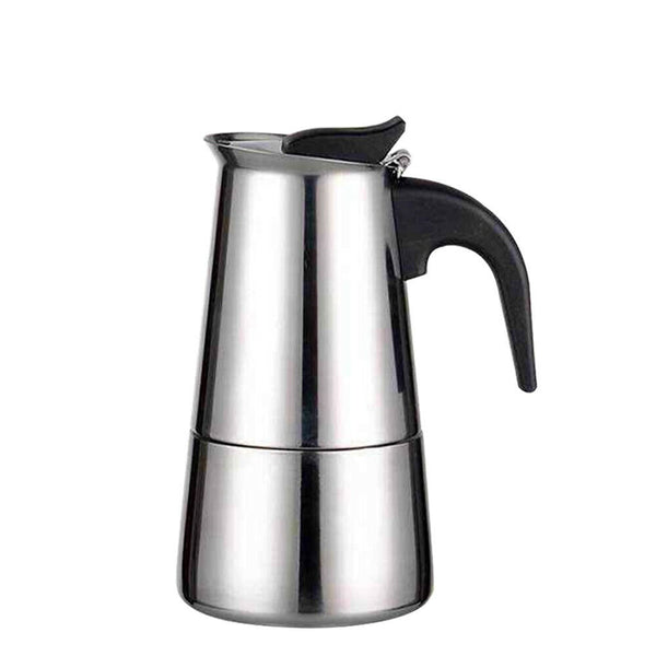 Cup Percolator Stove Top Coffee Maker Moka Espresso Latte Stainless Pot - Lets Party