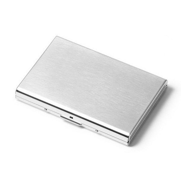 Deluxe Wallet ID Credit Card Holder Anti RFID Blocking Stainless Steel Case - Lets Party