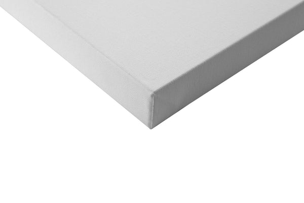 5x Economy Artist Blank White Stretched Canvas Super Value Pack 5 Acrylic Wood - Lets Party