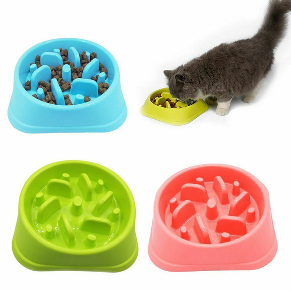 Dog Slow Feeder Pet Bowl Fun Bloat Maze Interactive Food Healthy Eating Dog Cat - Lets Party