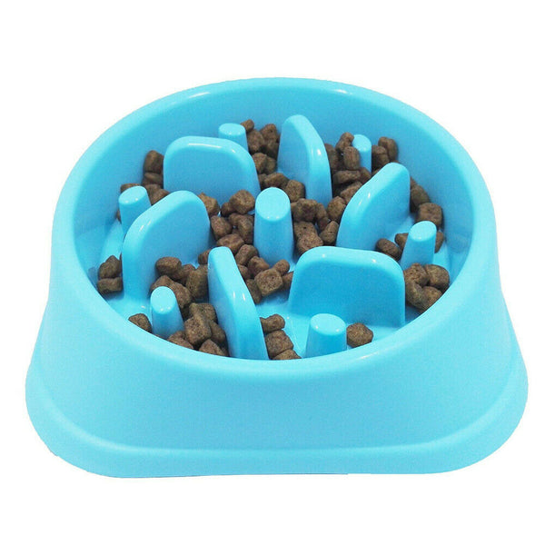 Dog Slow Feeder Pet Bowl Fun Bloat Maze Interactive Food Healthy Eating Dog Cat - Lets Party