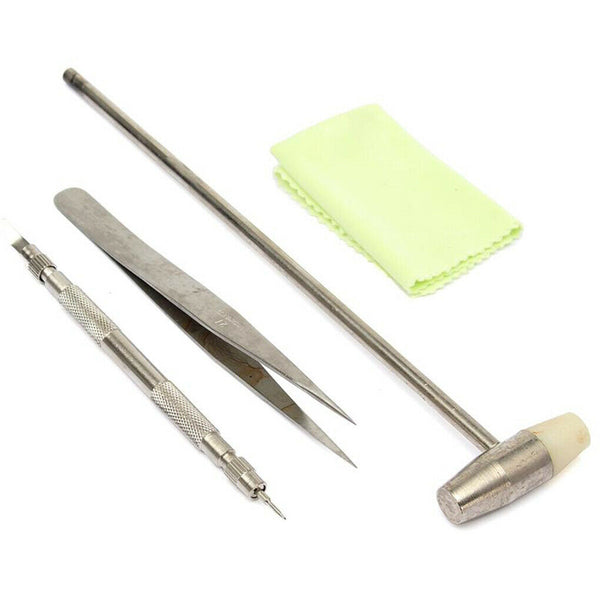 380Pcs Watch Repair Tool Kit Watchmaker Back Case Opener Remover Spring Pin Bars - Lets Party