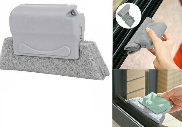 Window Door Track Cleaning Brush Gap Groove Sliding Tools Dust Cleaner Kitchen - Lets Party