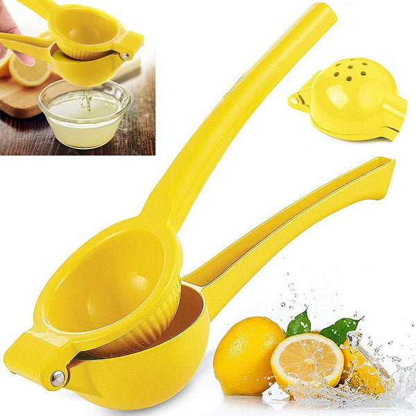 Premium Quality Metal Lemon Squeezer Handheld Juicer Presser Citrus Juice Lime - Lets Party