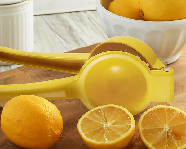 Premium Quality Metal Lemon Squeezer Handheld Juicer Presser Citrus Juice Lime - Lets Party