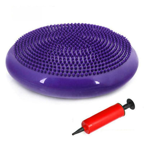 Balance Stability Cushion Wobble Air Disc Ankle Knee Strength Rehab Exercise AU - Lets Party