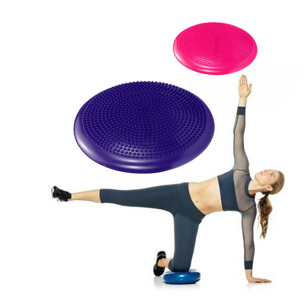 Balance Stability Cushion Wobble Air Disc Ankle Knee Strength Rehab Exercise AU - Lets Party