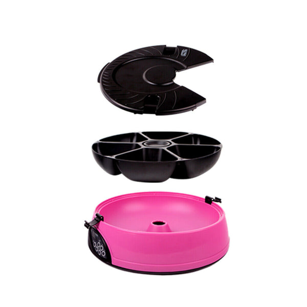 Pet Dog Feeder AUTO PET FEEDER Cat Bowl Dispenser LCD Automatic Program Digital - Lets Party