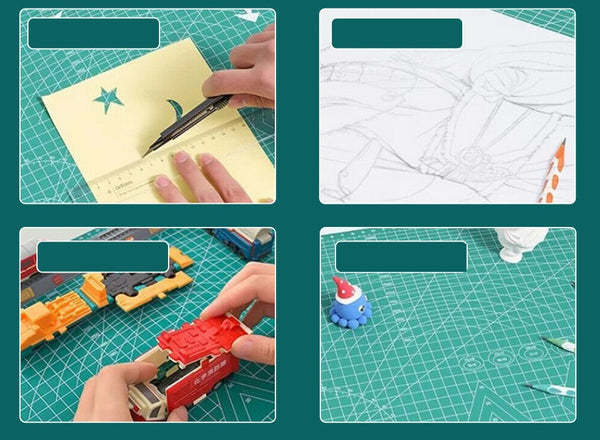 A2 Cutting Mat Self Healing Double-side Art Craft DIY Hobby Cutting Board PVC - Lets Party