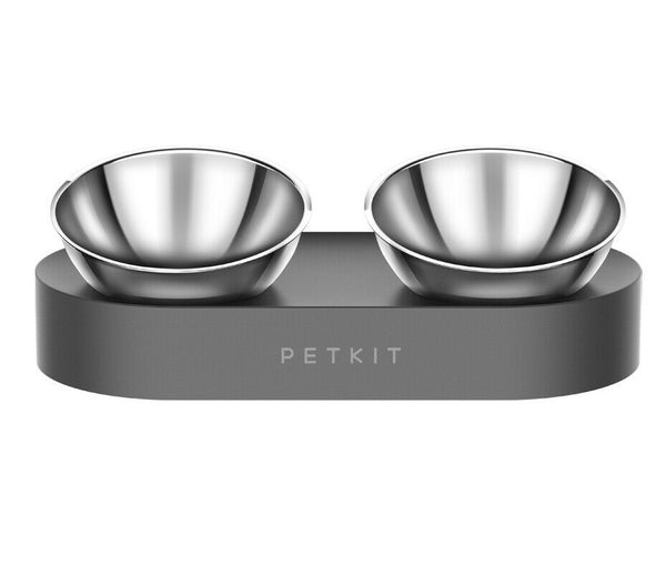 PETKIT Nano 15° Adjustable Elevated Stainless Steel Pet Dog Feeding Bowl Double - Lets Party