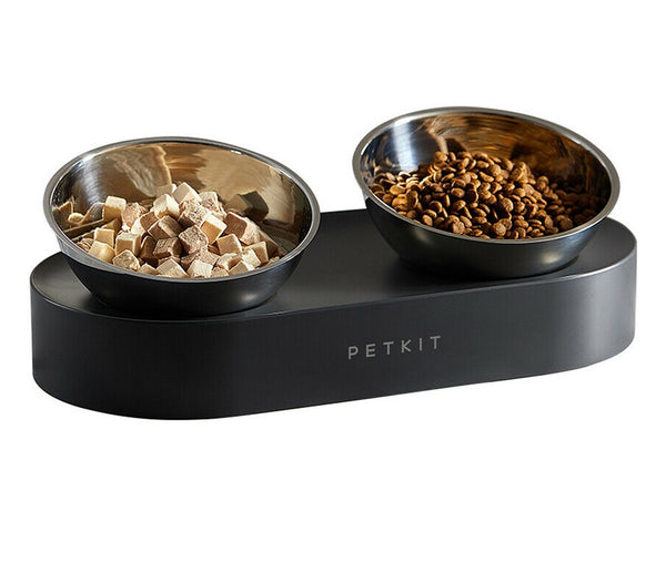 PETKIT Nano 15° Adjustable Elevated Stainless Steel Pet Dog Feeding Bowl Double - Lets Party