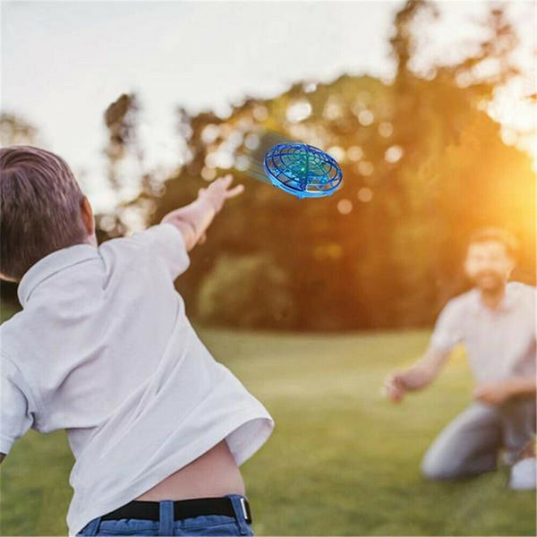 Anti-Collision Hand UFO Ball Flying Aircraft RC Toy Mini Induction Drone Gift MN - Lets Party