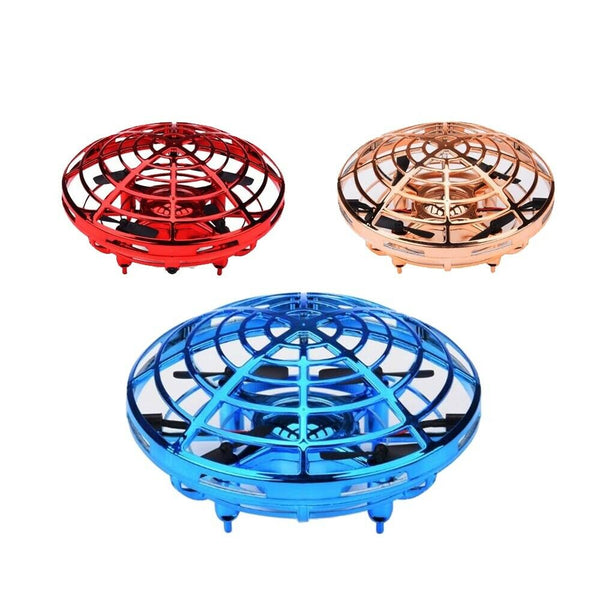 Anti-Collision Hand UFO Ball Flying Aircraft RC Toy Mini Induction Drone Gift MN - Lets Party