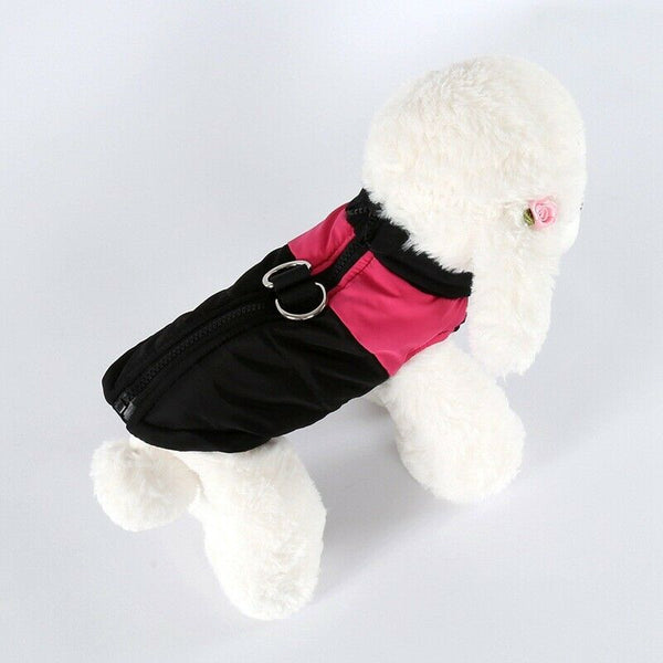Large Dog jacket padded waterproof Pet Clothes Warm windbreaker Vest Coat Winter - Lets Party