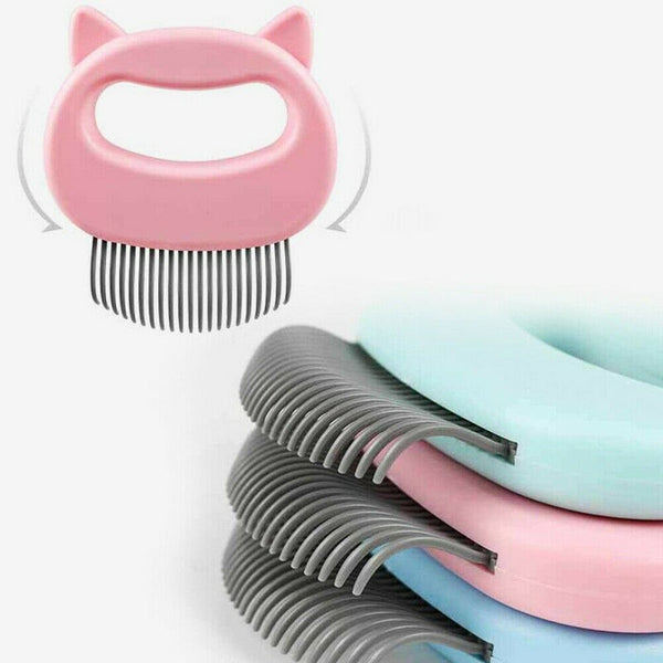 Relaxing Cat Comb Massager Pet Grooming Brush Dog Hair Removal Open KnotTool - Lets Party