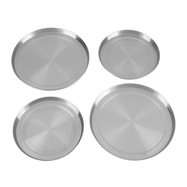 4Pcs Round Silver Electric Stove Top Burner Cooker Protection Covers AU - Lets Party