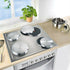 4Pcs Round Silver Electric Stove Top Burner Cooker Protection Covers AU - Lets Party