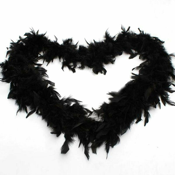 2M Feather Boa Party Dressup Wedding Flower Strip Fluffy Craft Costume Décor - Lets Party