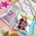 100PCS Foil Packaging Bags Zipper Seal Storage Pouch Holographic Rainbow Colour - Lets Party