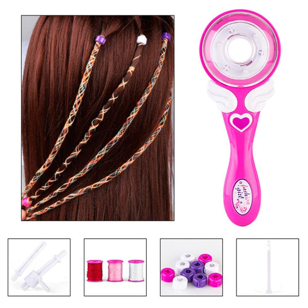 Automatic Hair Braider Styling Tool Smart Quick Easy DIY Electric Braid Machine~ - Lets Party