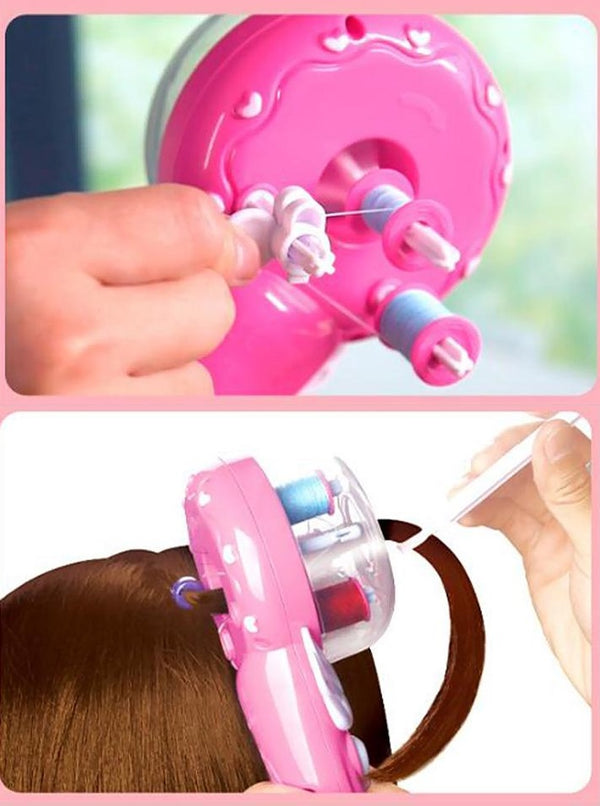 Automatic Hair Braider Styling Tool Smart Quick Easy DIY Electric Braid Machine~ - Lets Party