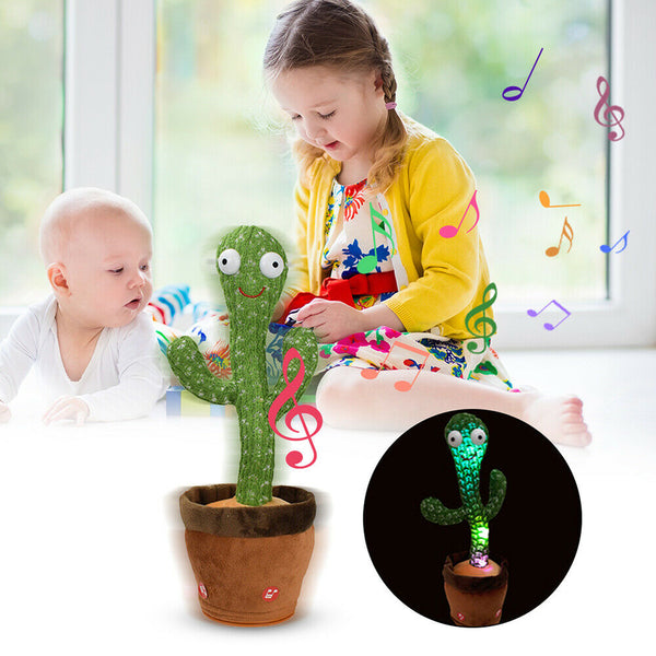 Dancing Cactus Plush Toy Electronic Shake with Song Cute Dance Succulent Lovers - Lets Party