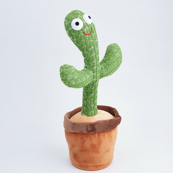 Dancing Cactus Plush Toy Electronic Shake with Song Cute Dance Succulent Lovers - Lets Party