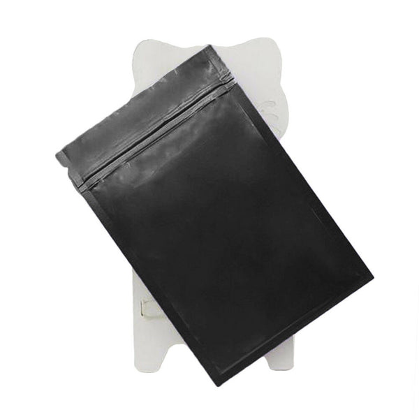 100pcs Black Aluminum Foil Mylar Retail Bags Ziplock Pouches Pouch Packaging AU - Lets Party