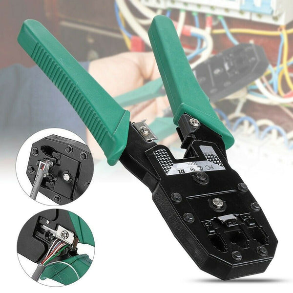 Analyzer Network Cable Tool Kit LAN Crimper Down Wire Stripper Cat5 6 RJ45 BAG - Lets Party