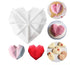 Large Heart Shape Candy Cake Chocolate Mould 3D Fondant Mold Silicone Craft DIY - Lets Party