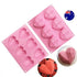 Heart Silicone Mould Cake Ice Tray Jelly Candy Cookie Chocolate Baking Cake Mold - Lets Party
