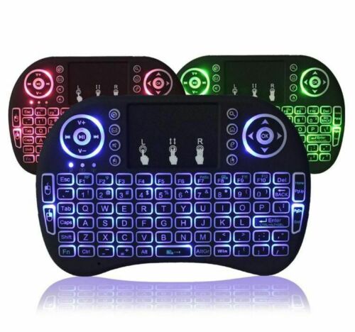 Wireless Mini Handheld Remote Keyboard with Touchpad Work Android TV Box Windows - Lets Party