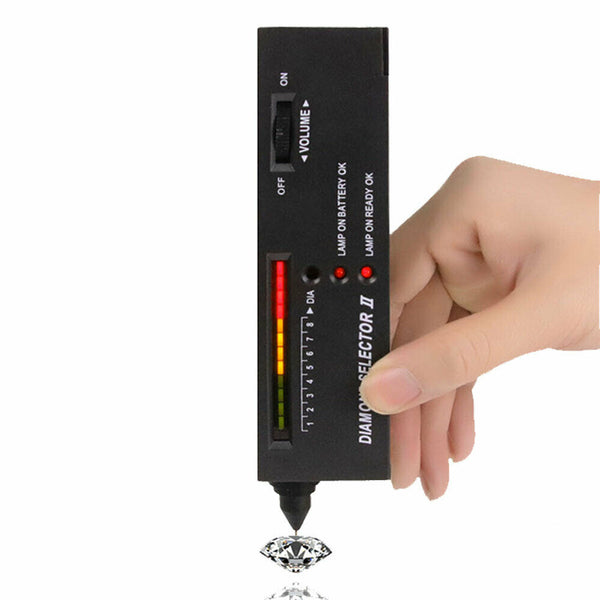 V2 Diamond Tester Gems Gemstone Tool Tool NEW Selector LED Audio Jewelry Test - Lets Party