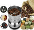 Electric Coffee Grinder Upgraded Grinding Milling Bean Nut Spice Matte Blender - Lets Party