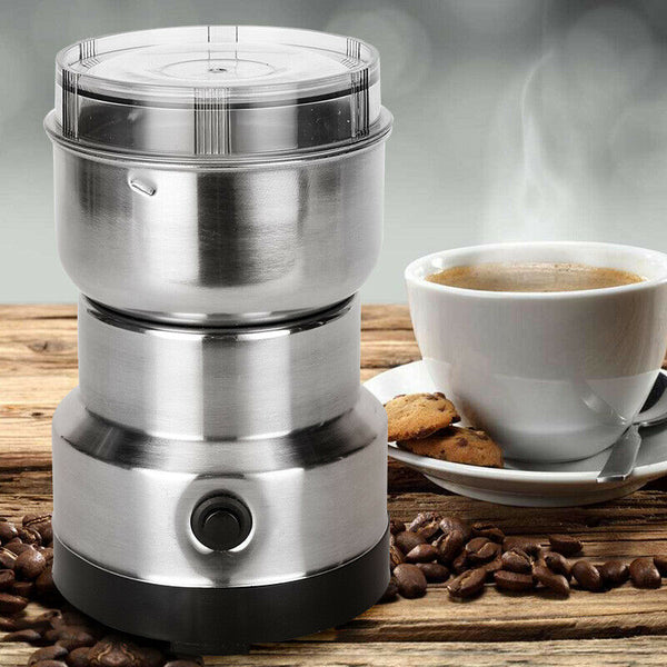 Electric Coffee Grinder Upgraded Grinding Milling Bean Nut Spice Matte Blender - Lets Party