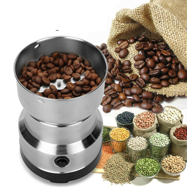 Electric Coffee Grinder Upgraded Grinding Milling Bean Nut Spice Matte Blender - Lets Party