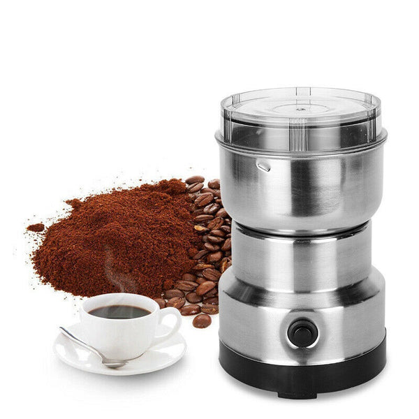 Electric Coffee Grinder Upgraded Grinding Milling Bean Nut Spice Matte Blender - Lets Party