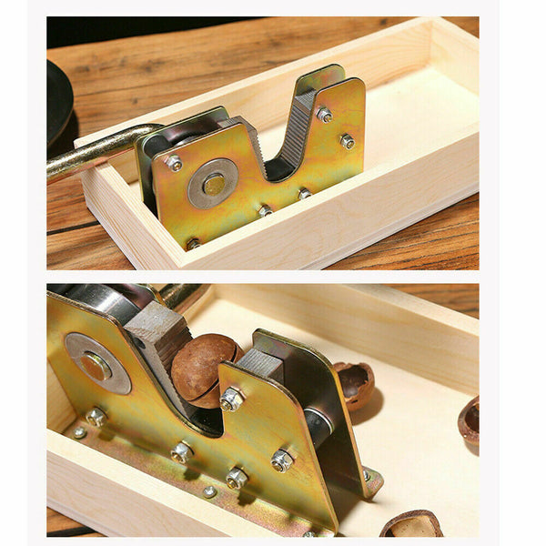 Macadamia Opener Peeling Machine Walnut Tool Nut Cracker Handle Multipurpose - Lets Party