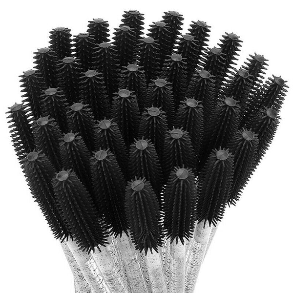 New Disposable Eyelash Brush Applicator Extension Mascara Wands Spoolie Colours8 - Lets Party